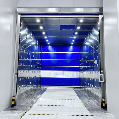 PVC快速卷帘门货淋室