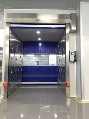 PVC快速卷帘门货淋室